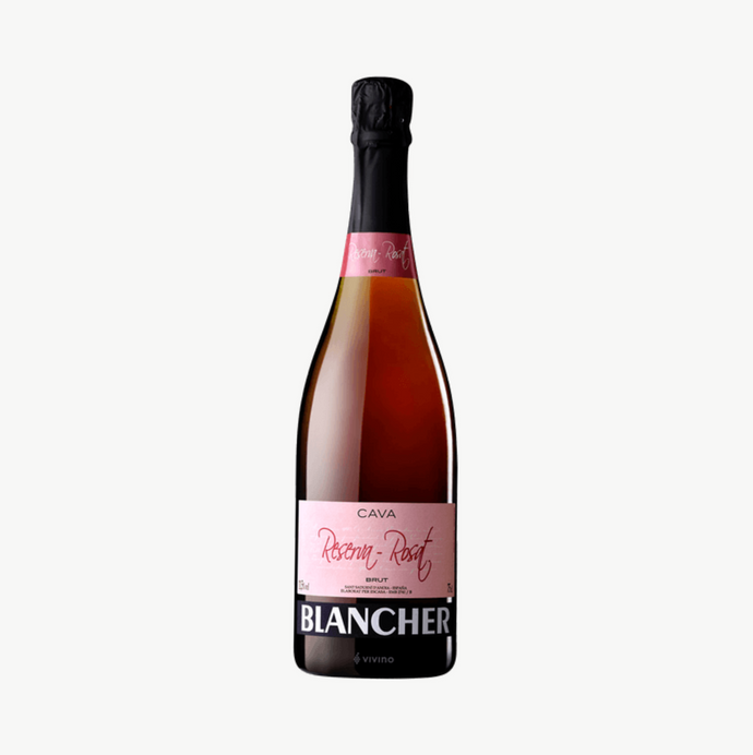 Blancher Reserva Rosat Sparkling Rose Wine Cava